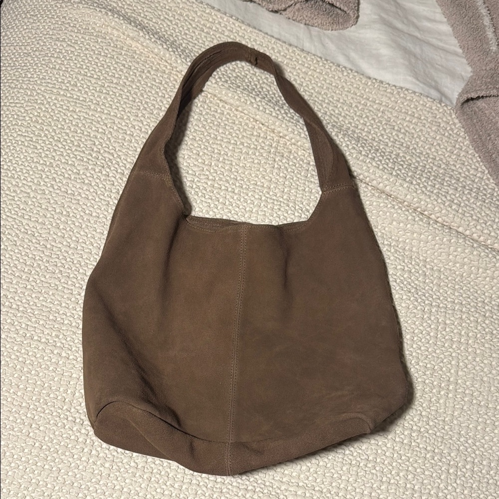 Brandy Melville Suede hobo